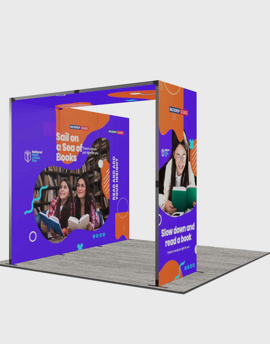 Foldable SEG Exhibition Display Model 1 | Portable Trade Show Booth UAE ...