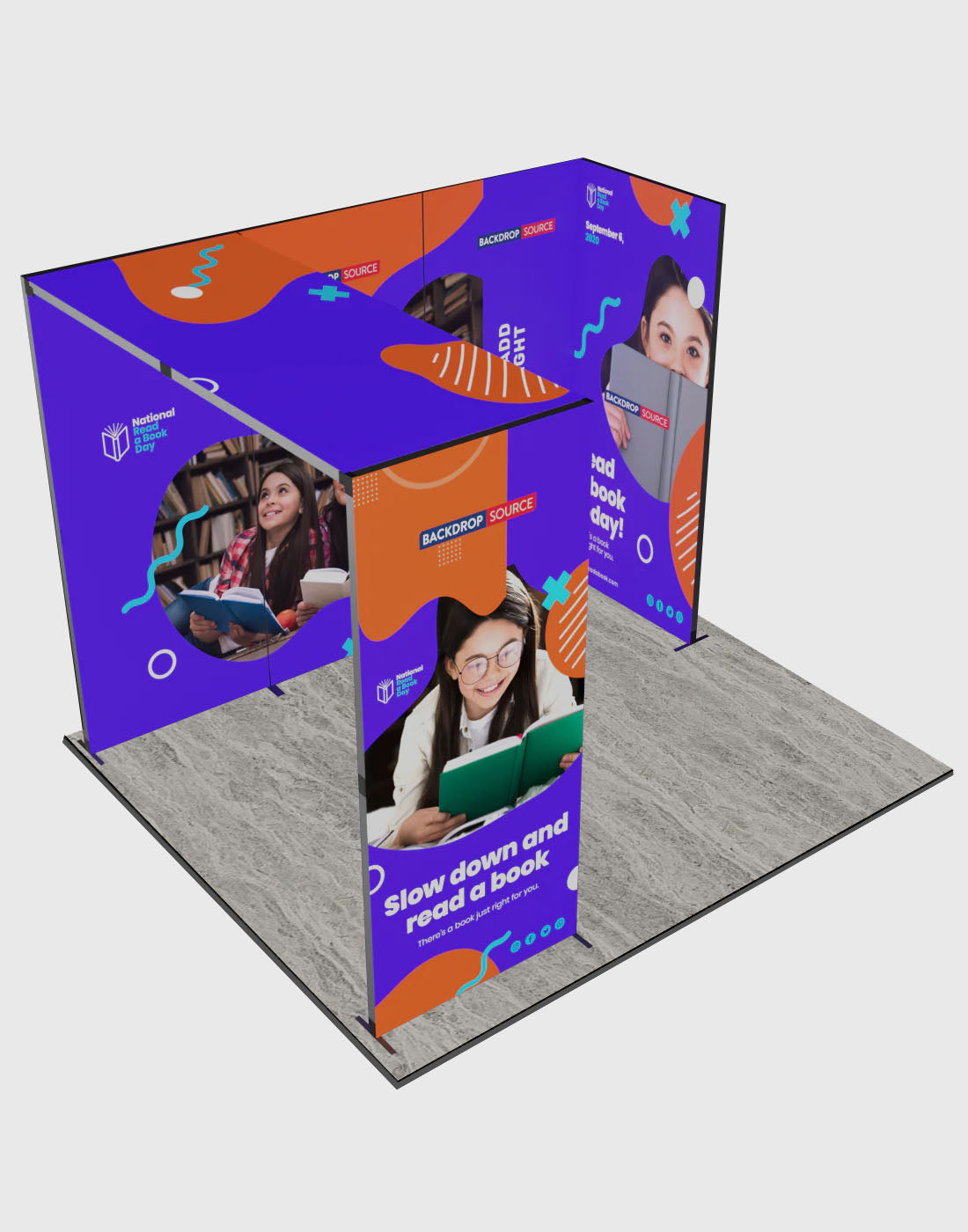 Foldable SEG Exhibition Display - Model 2
