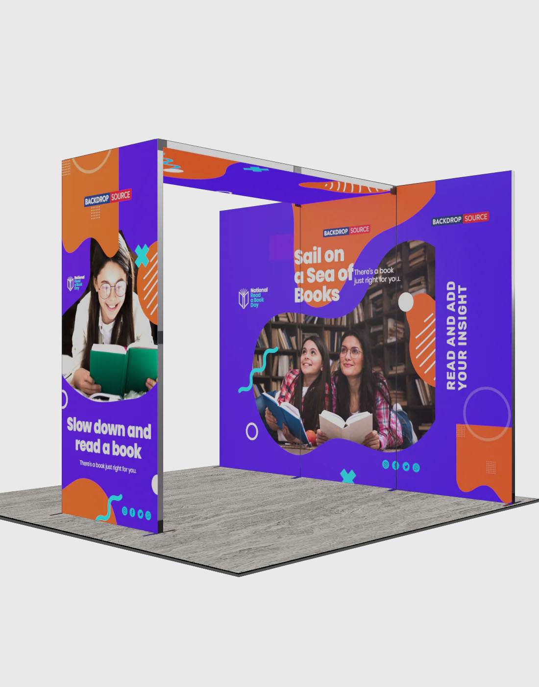 Foldable SEG Exhibition Display - Model 4