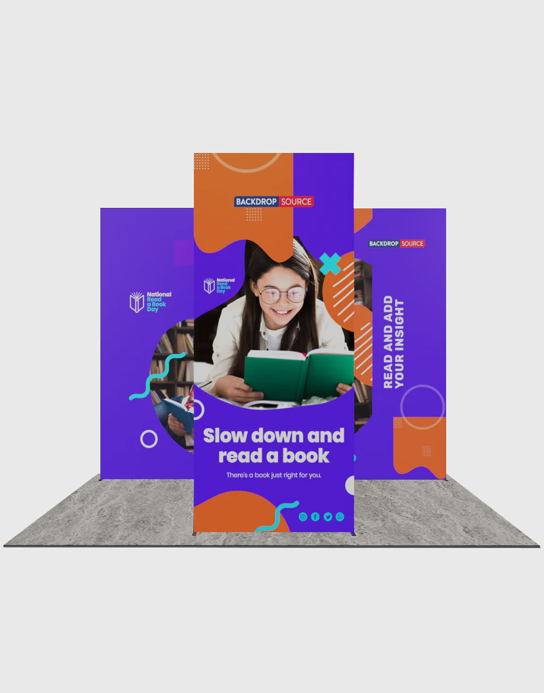 Foldable SEG Exhibition Display - Model 4