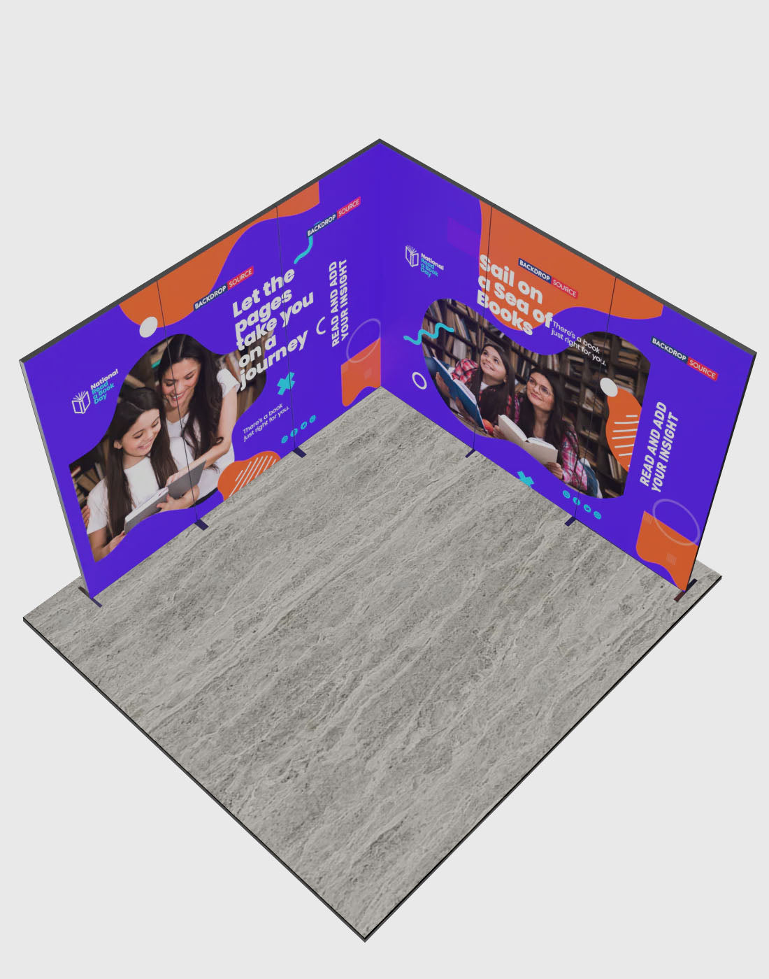 Foldable SEG Exhibition Display - Model 5