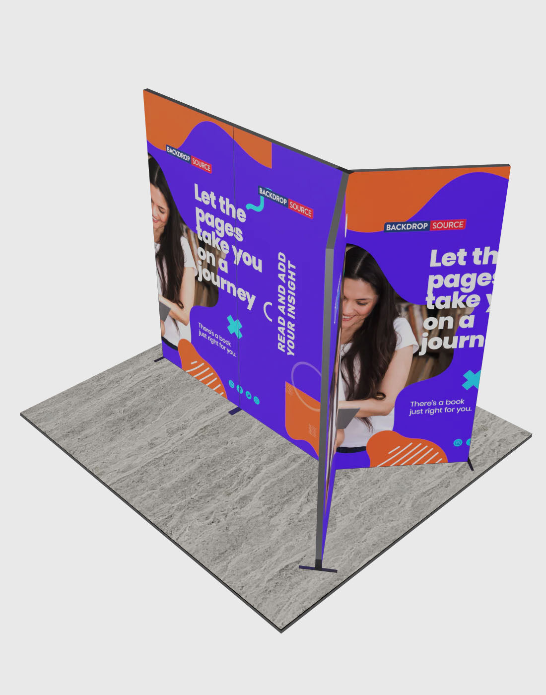 Foldable SEG  Exhibition Display - Model 9