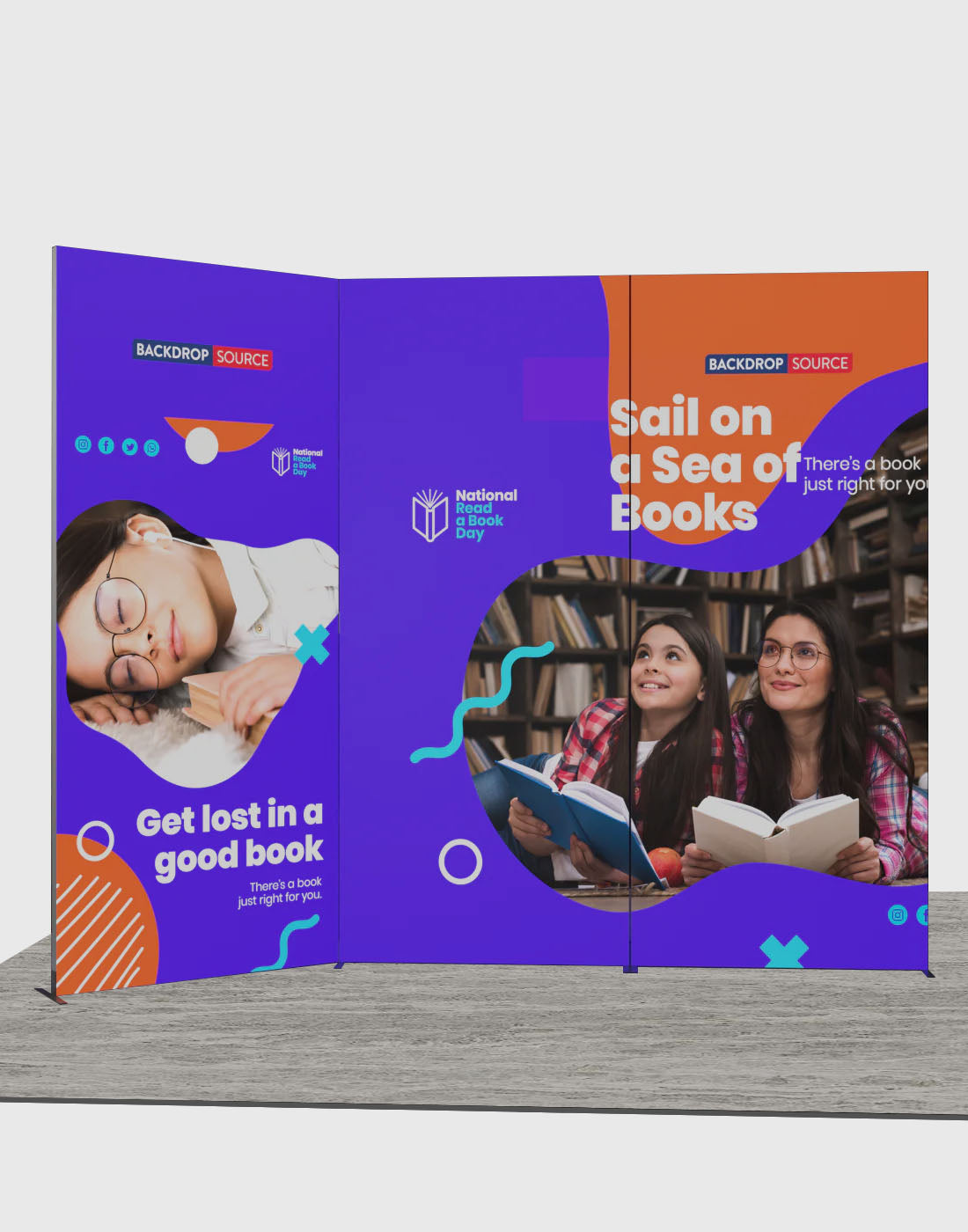 Foldable SEG  Exhibition Display - Model 9