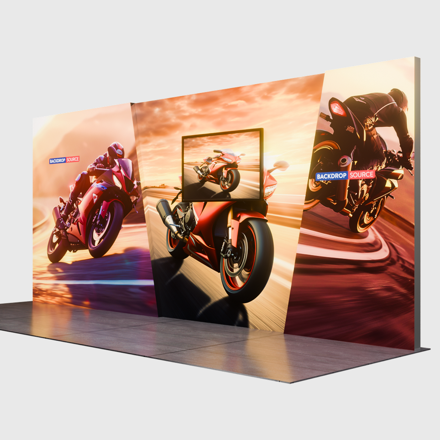 Illuminate Your Exhibit with SEG Panels- 6m x 3m