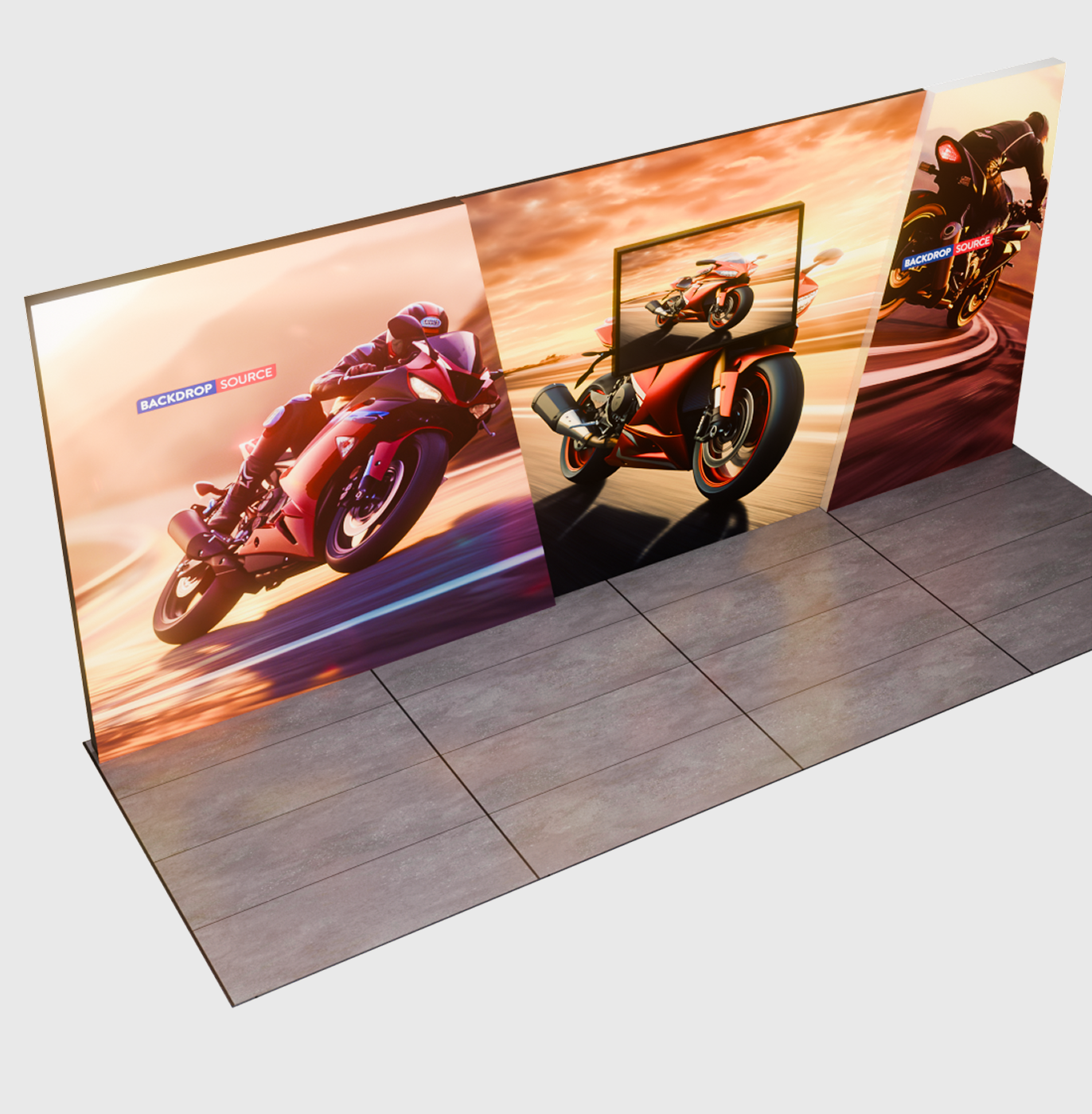 Illuminate Your Exhibit with SEG Panels- 6m x 3m