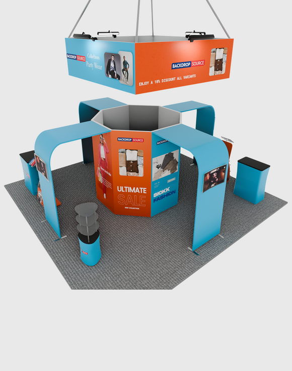 Modular Booth Kits 6m x 6m - Model 02