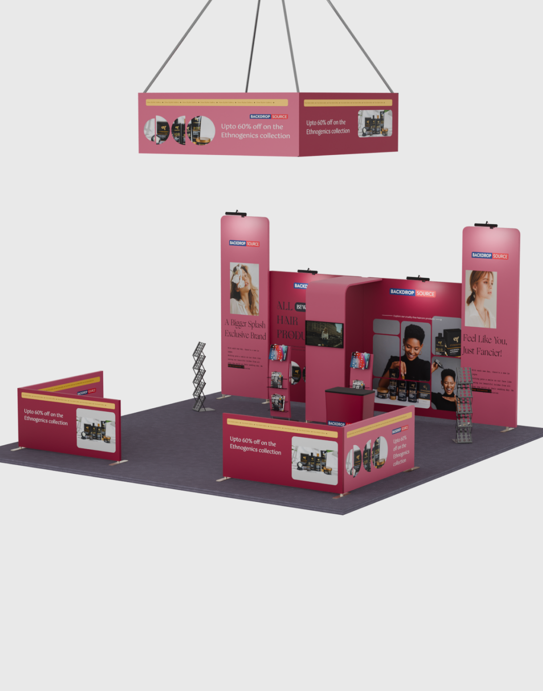 Modular Booth Kits 6m - Model 07 | Backdropsource – Backdropsource UAE