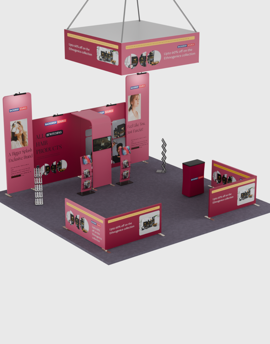 Modular Booth Kits 6m - Model 07 | Backdropsource – Backdropsource UAE