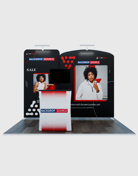 Portable Exhibit Display 3m x 3m - Model 2