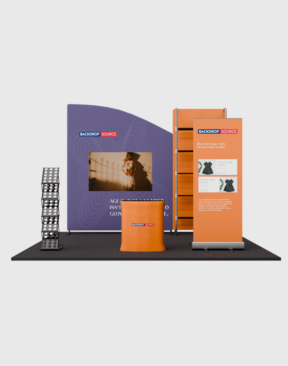 Portable Exhibit Display 3m x 3m - Model 18 – Backdropsource UAE