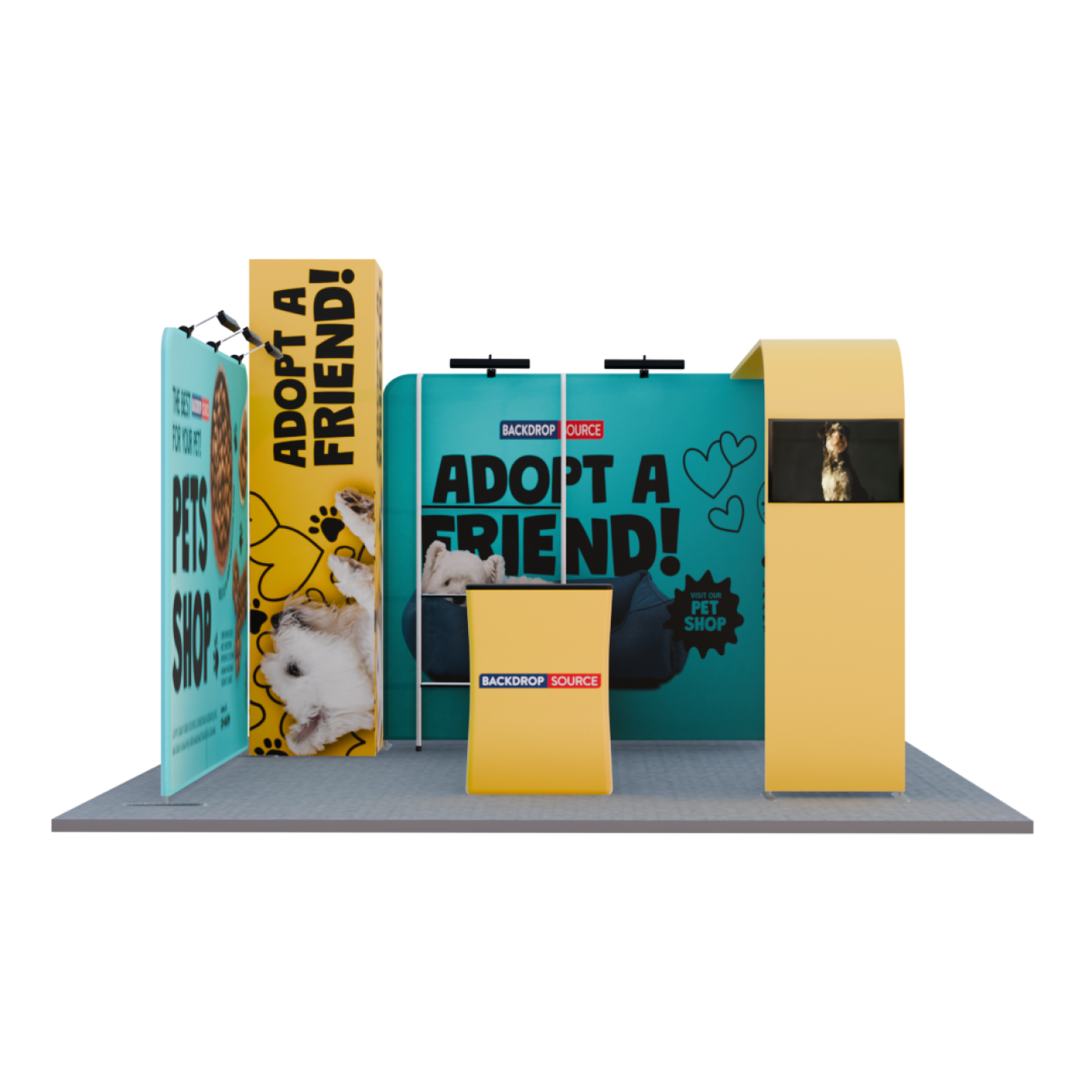 Modular Changing Booths Modular Booth Kits 20ft - Model 01 | Backdropsource – Backdropsource UAE