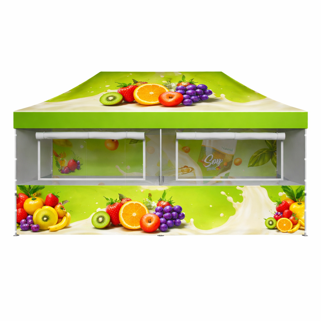 6m x 3m Custom Food Booth Canopy Tent