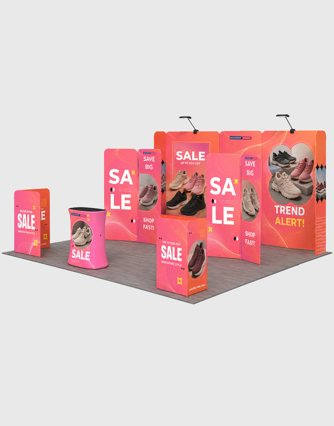 Modular Booth Kits 6m x 6m- Model 17