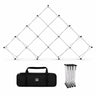 Large Triangular Fabric GeoMetrix Pop Up Grid Display