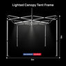 Lighted Canopy Tent Frame
