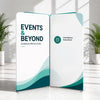 Magnetic Fabric Booth Display - Model 5 (2m x 2m)