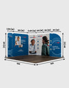 Magnetic Fabric Booth Display - Model 3 (3m x 3m)