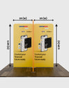 Magnetic Fabric Booth Display - Model 5 (2m x 2m)