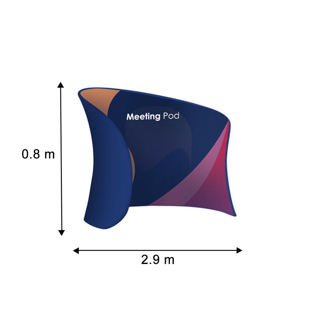 Meeting Pod Fabric Display For Exclusive Meeting Rooms – Backdropsource UAE