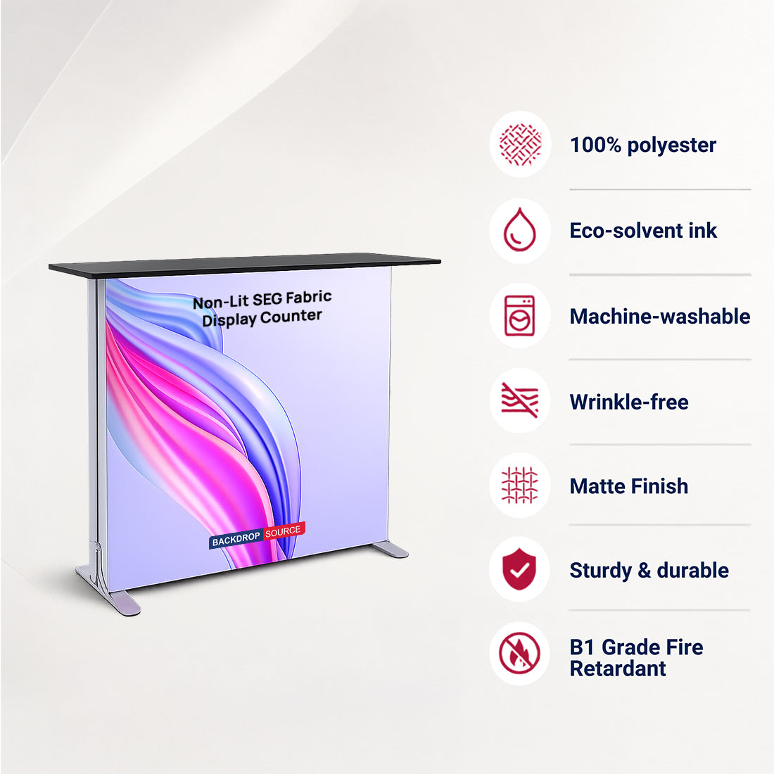 Non-Backlit SEG Display Counter - 1m H