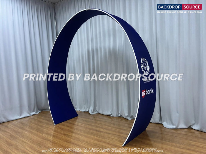 Large tension arch display