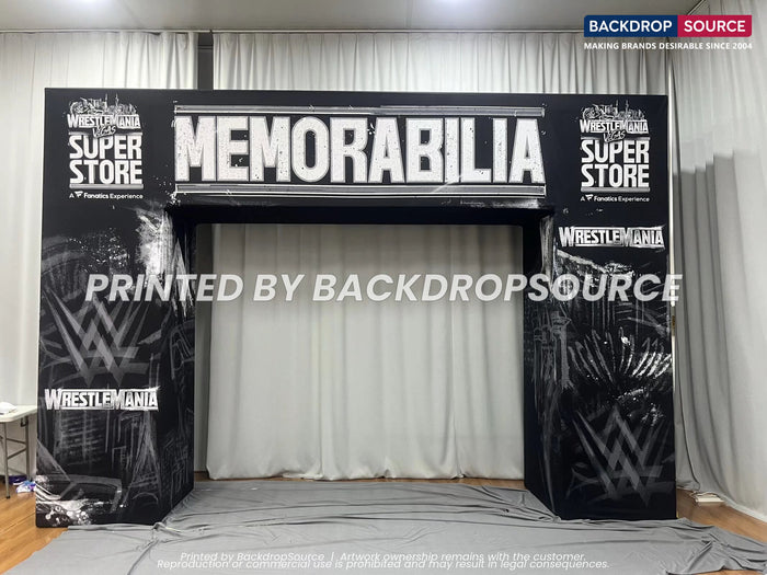 Large tension arch display