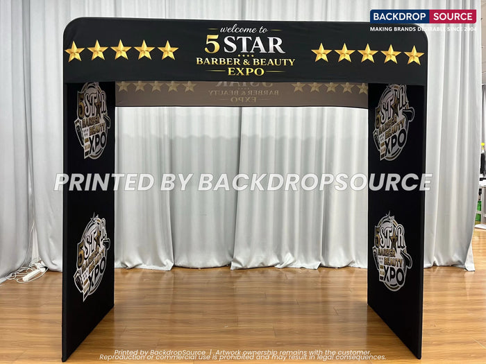 Large tension arch display