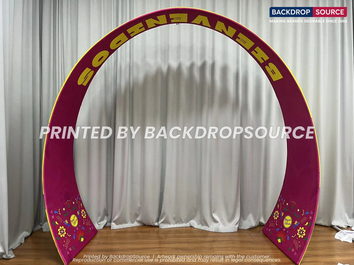 Large tension arch display