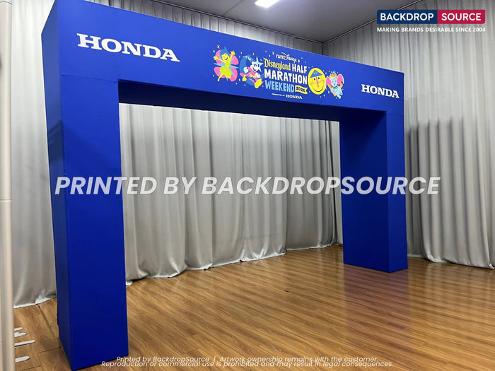 Large tension arch display