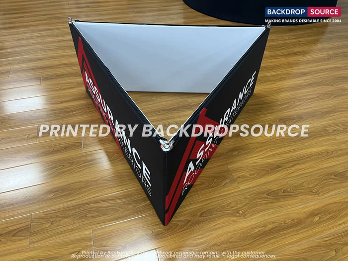Hanging fabric displays