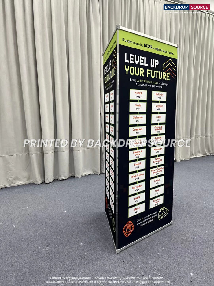 Tension fabric media wall