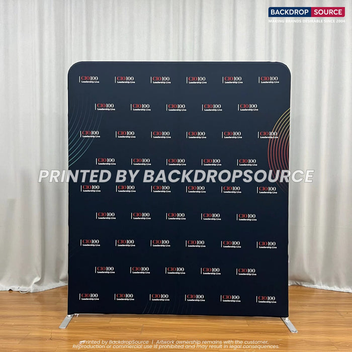 Tension fabric media wall