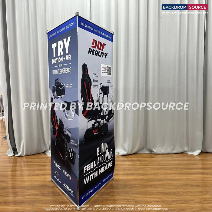 Tension fabric media wall