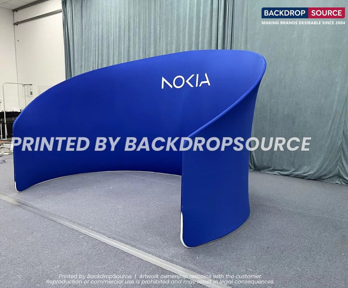 Tension fabric media wall