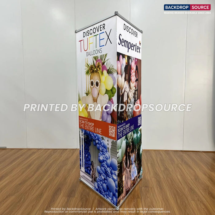 Tension fabric media wall