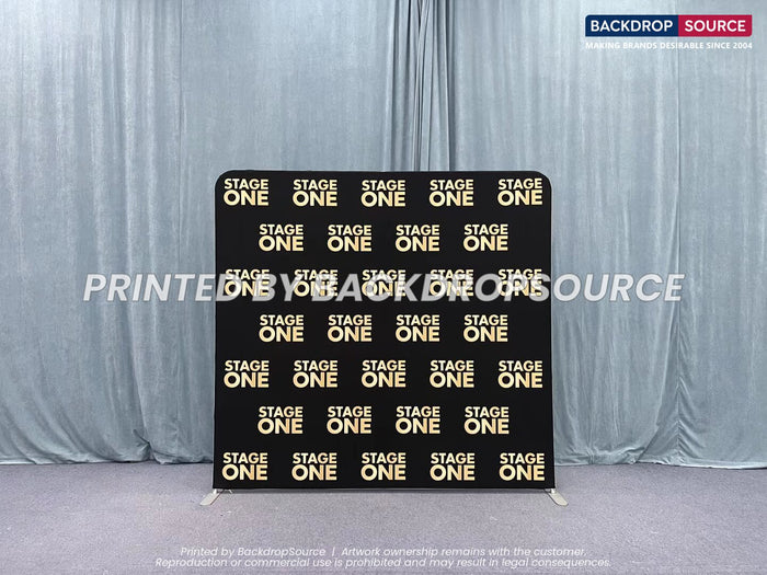 Tension fabric media wall