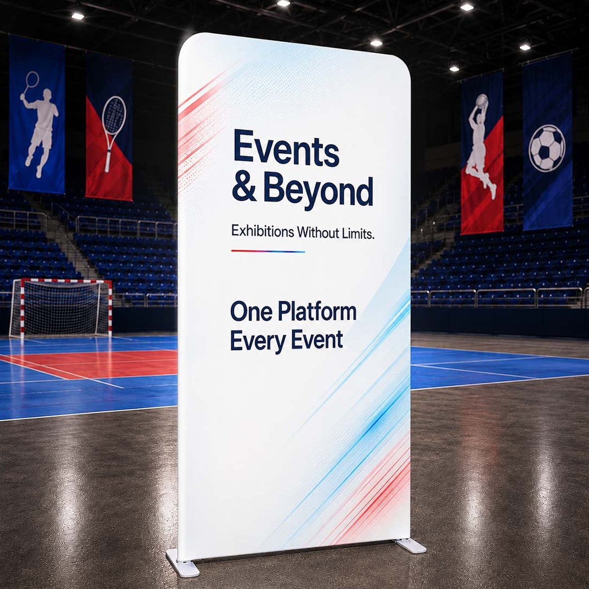 شاشة عرض محمولة - ارتفاع 2.3 متر