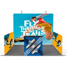 3x3m Booth Kit with Backwall, 2 Side Walls & Counter