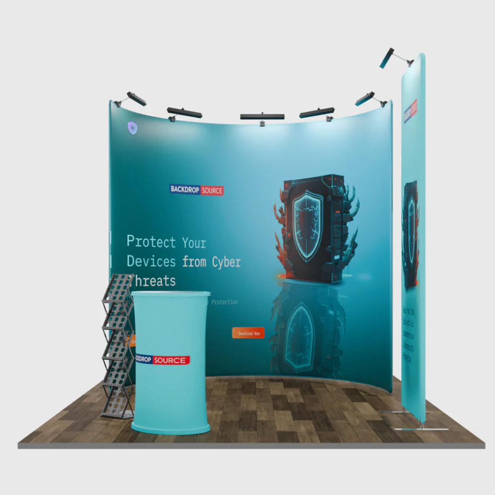 Modular U Shaped Exhibition Kit for 3m Wide Booths
