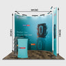 Modular U Shaped Exhibition Kit for 3m Wide Booths