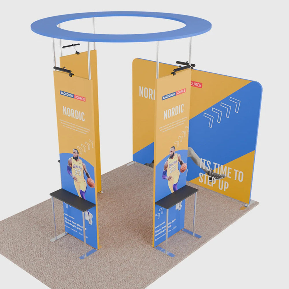 3x3m Straight Fabric Wall Display