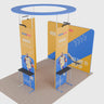3x3m Straight Fabric Wall Display