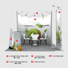 Modular U Shaped Exhibition Kit for 3m Wide Booths