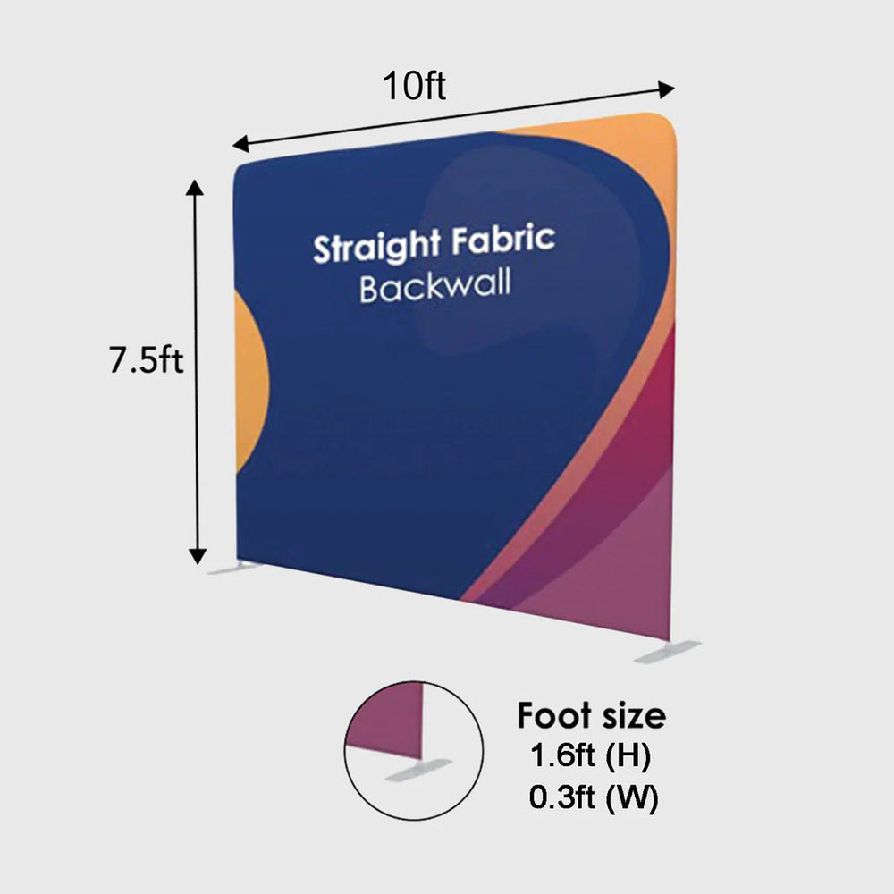 3x3m Booth Kit with Backwall, 2 Side Walls & Counter