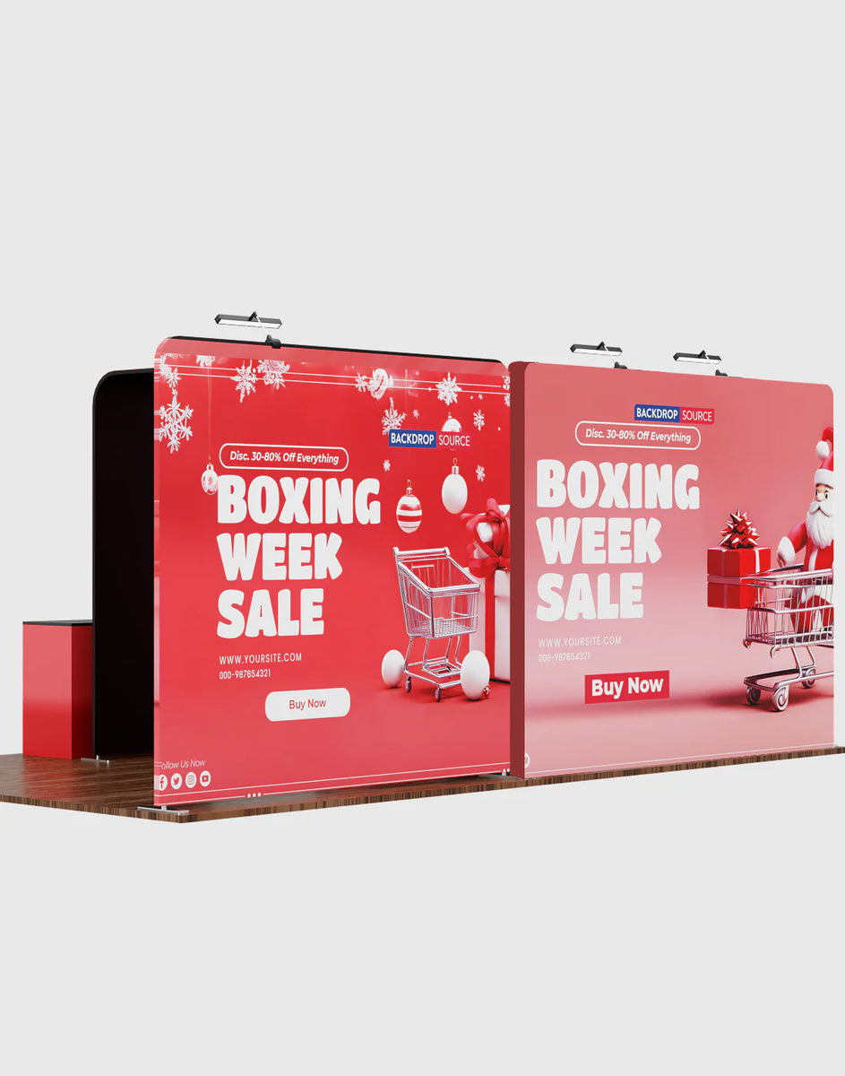 Portable Exhibit Display 6m x 3m – Model 20 | Modular Trade Show ...