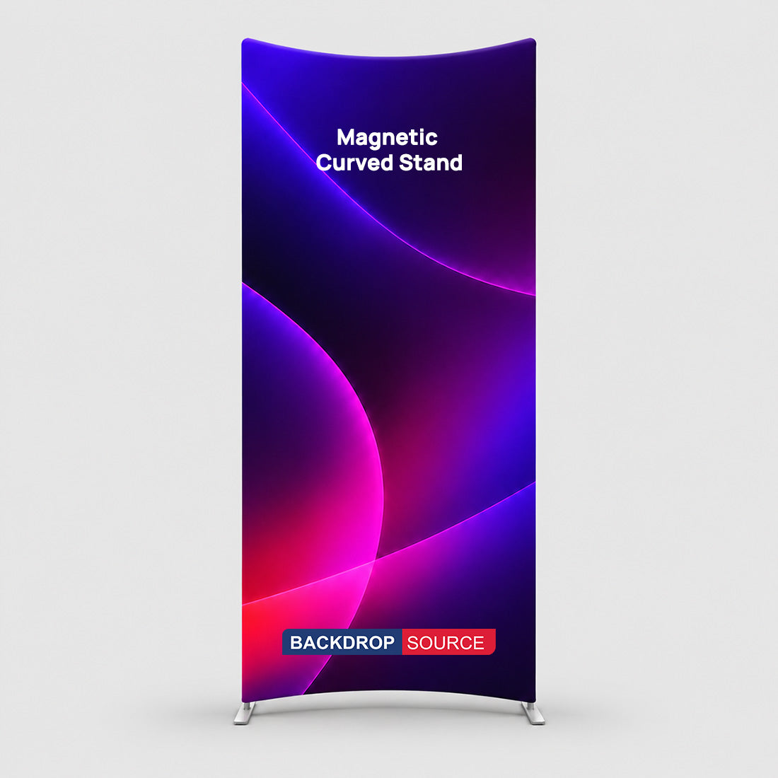 Portable Magnetic Curved Fabric Stand