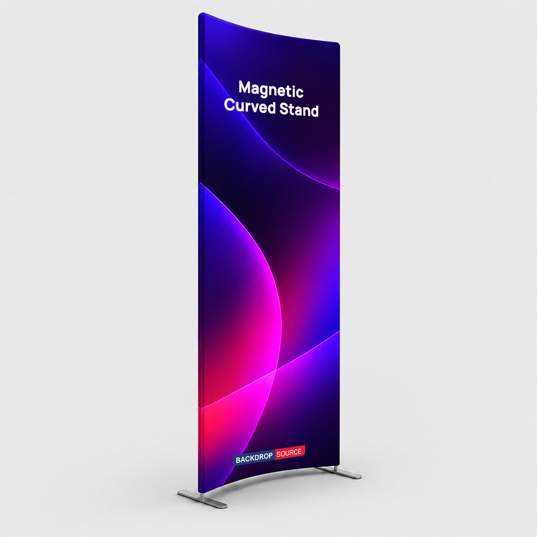 Portable Magnetic Curved Fabric Stand