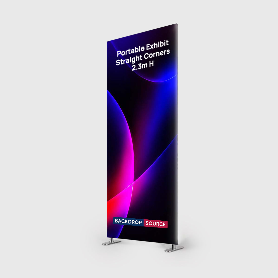 Portable Straight-Corner Exhibit Display