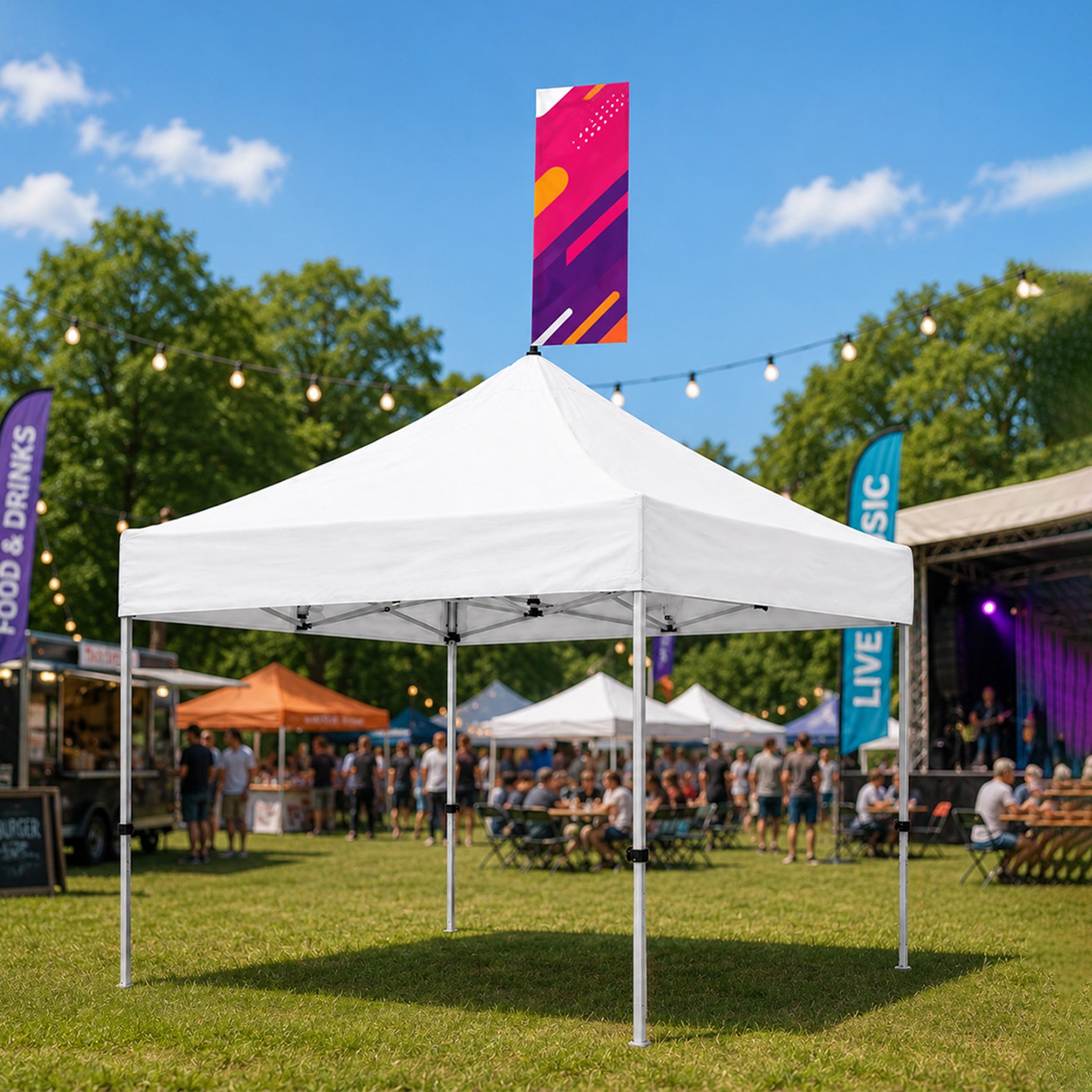 Printed Canopy Peak Flag