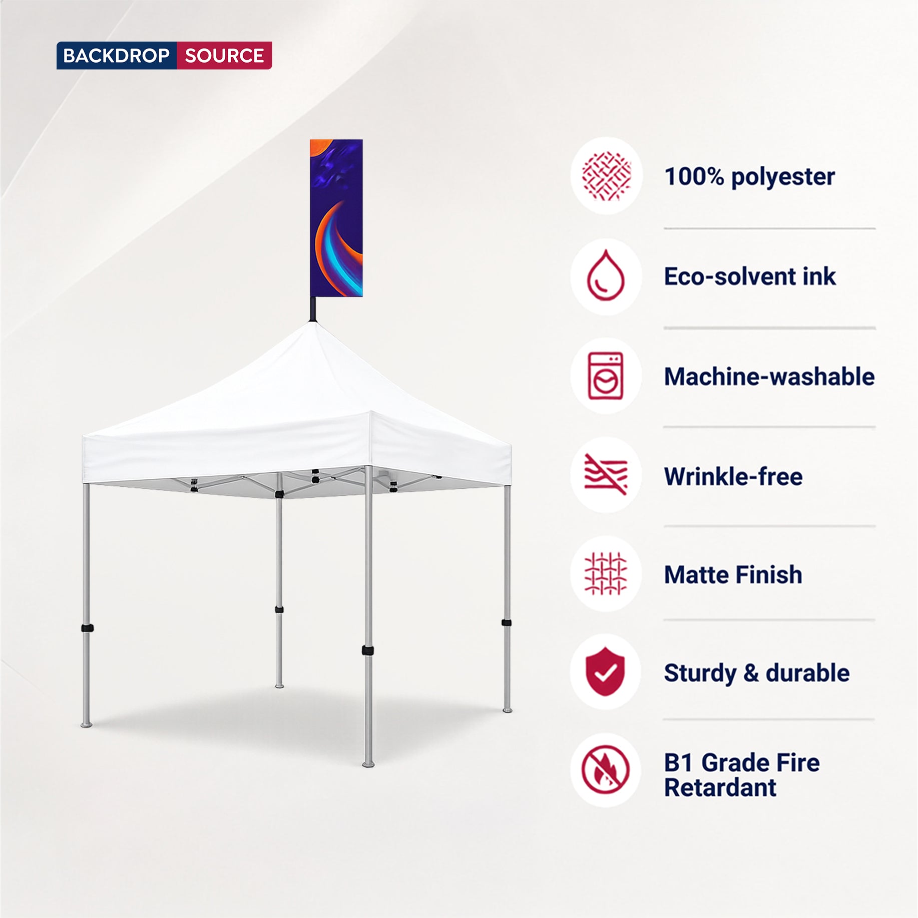 Printed Canopy Peak Flag